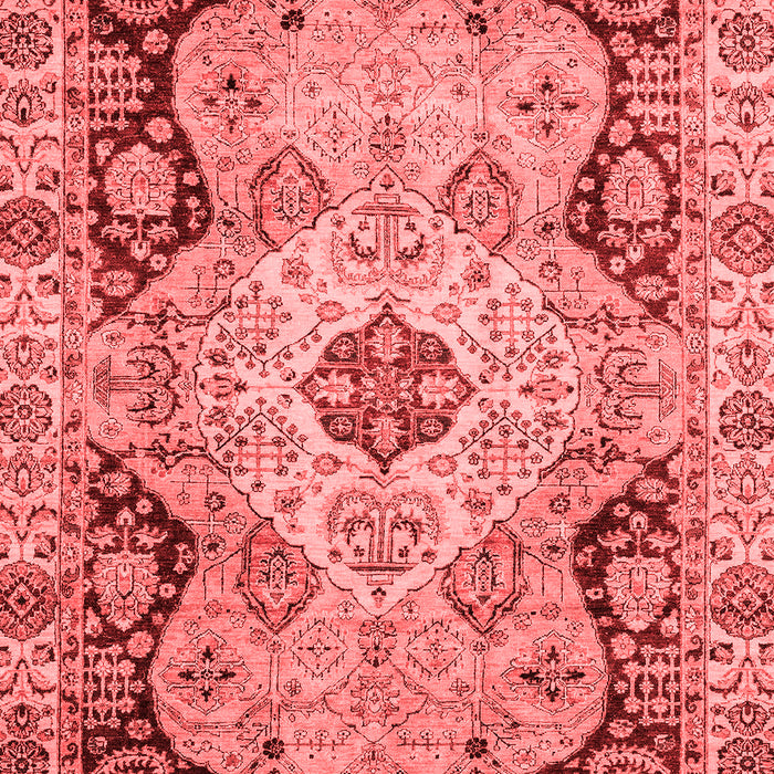Machine Washable Oriental Red Traditional Rug, wshabs3223red