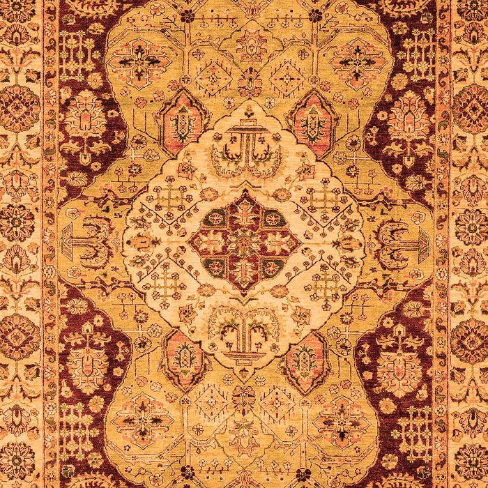 Oriental Orange Traditional Rug, abs3223org