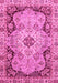 Machine Washable Oriental Pink Traditional Rug, wshabs3223pnk