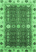 Abstract Emerald Green Modern Rug, abs3224emgrn