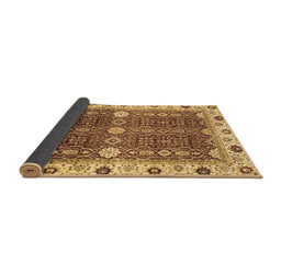 Sideview of Abstract Brown Modern Rug, abs3224brn