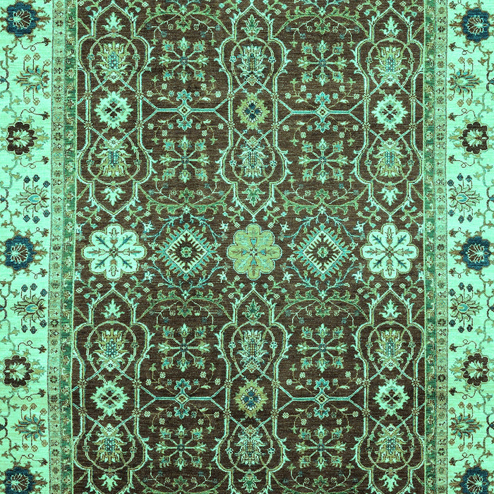 Abstract Turquoise Modern Rug, abs3224turq