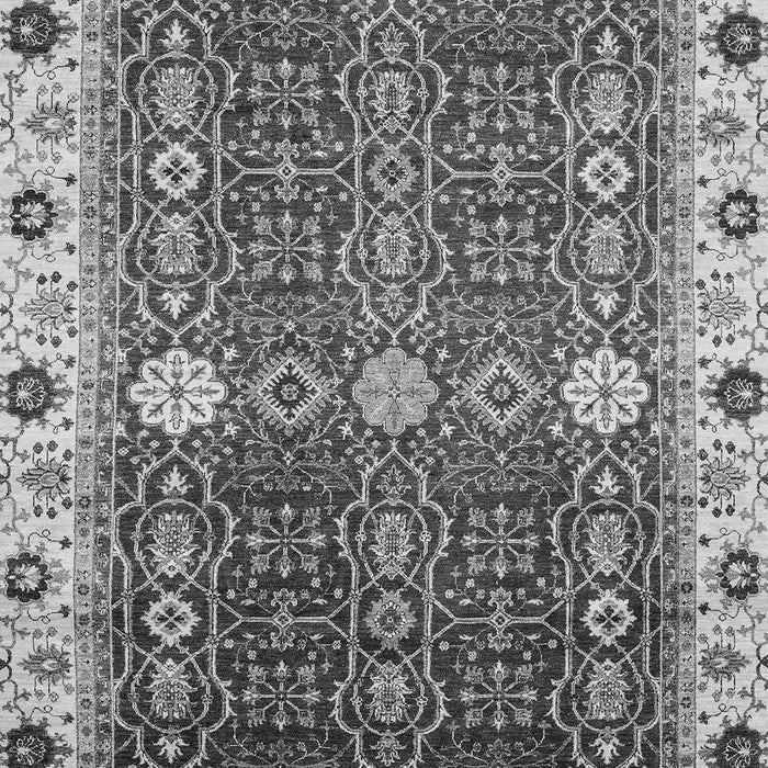 Machine Washable Abstract Gray Modern Rug, wshabs3224gry
