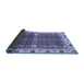 Sideview of Abstract Blue Modern Rug, abs3224blu