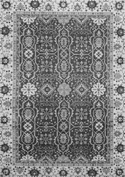 Abstract Gray Modern Rug, abs3224gry