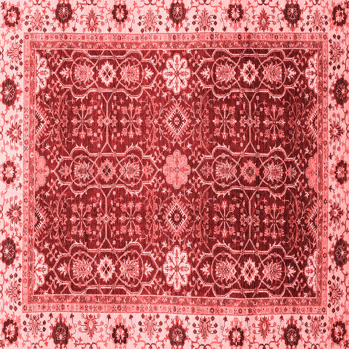 Abstract Red Modern Rug, abs3224red