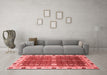 Modern Red Washable Rugs