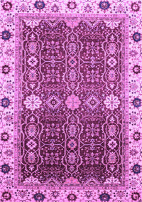 Abstract Purple Modern Rug, abs3224pur