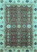 Abstract Light Blue Modern Rug, abs3224lblu