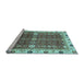 Sideview of Machine Washable Abstract Light Blue Modern Rug, wshabs3224lblu