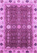 Machine Washable Abstract Purple Modern Area Rugs, wshabs3224pur