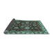 Sideview of Abstract Light Blue Modern Rug, abs3225lblu