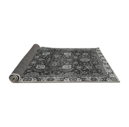 Sideview of Abstract Gray Modern Rug, abs3225gry