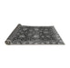 Sideview of Abstract Gray Modern Rug, abs3225gry