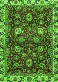 Abstract Green Modern Rug, abs3225grn