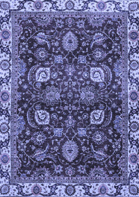 Abstract Blue Modern Rug, abs3225blu