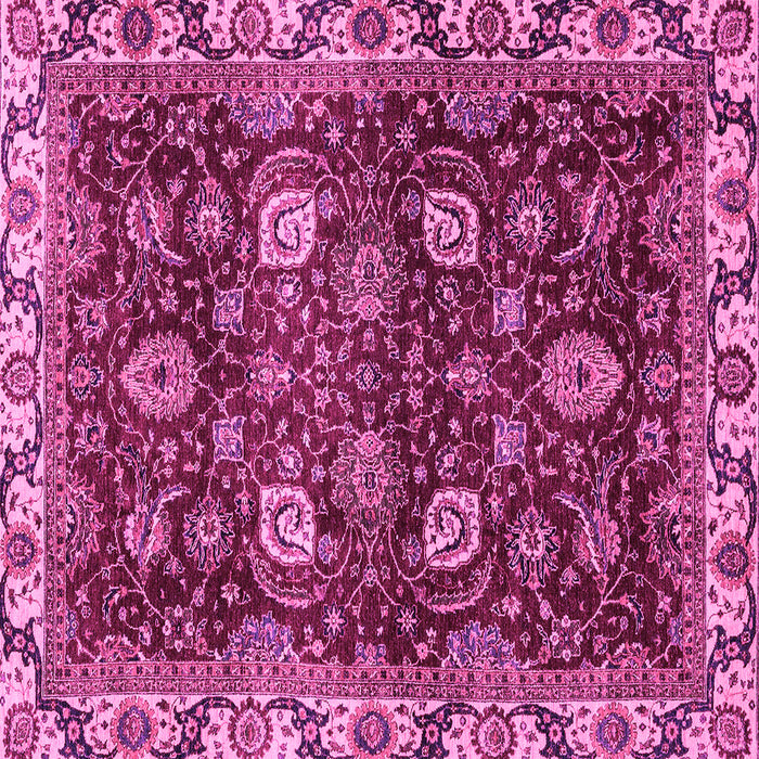 Square Abstract Pink Modern Rug, abs3225pnk