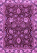 Machine Washable Abstract Purple Modern Area Rugs, wshabs3225pur