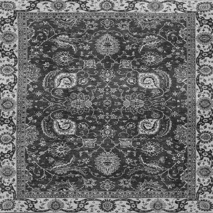 Square Machine Washable Abstract Gray Modern Rug, wshabs3225gry