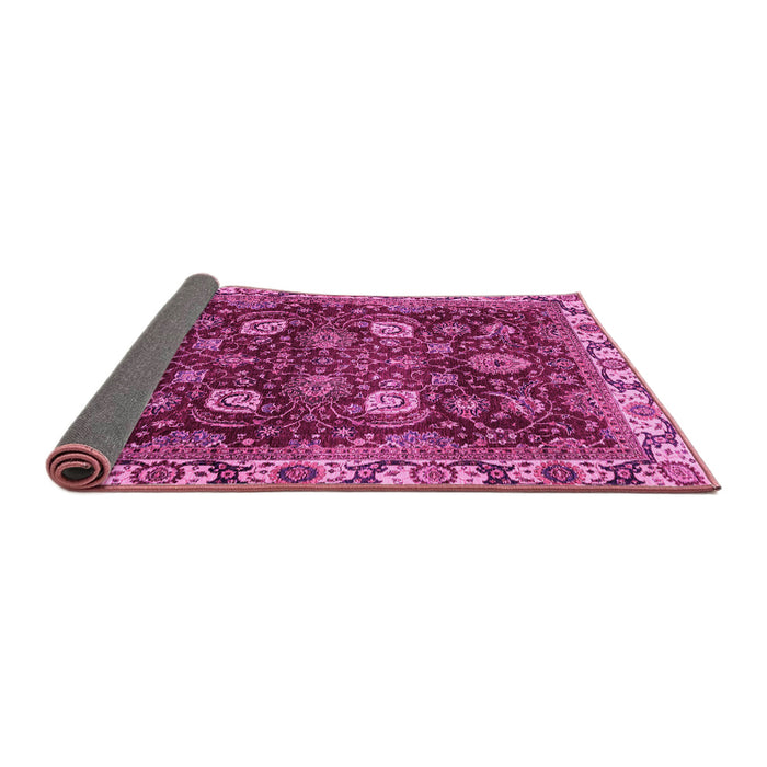Sideview of Abstract Pink Modern Rug, abs3225pnk