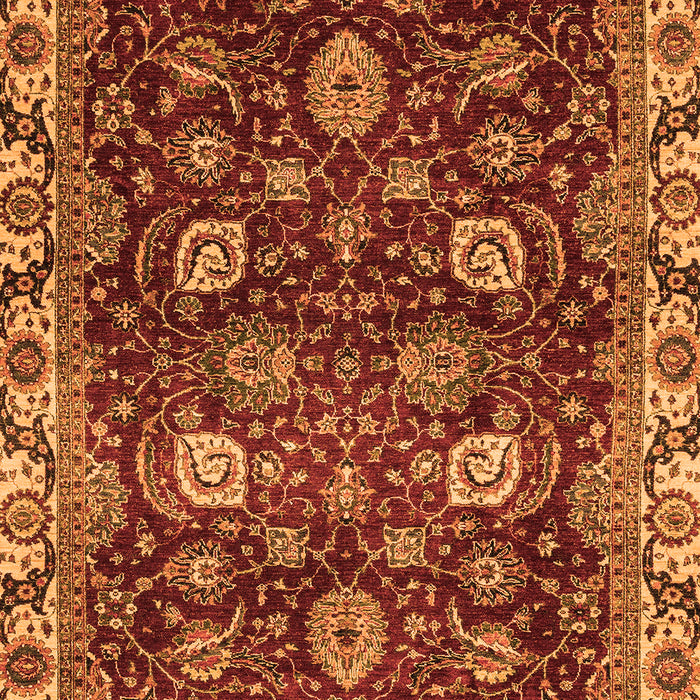 Abstract Orange Modern Rug, abs3225org