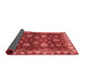 Abstract Red Modern Area Rugs