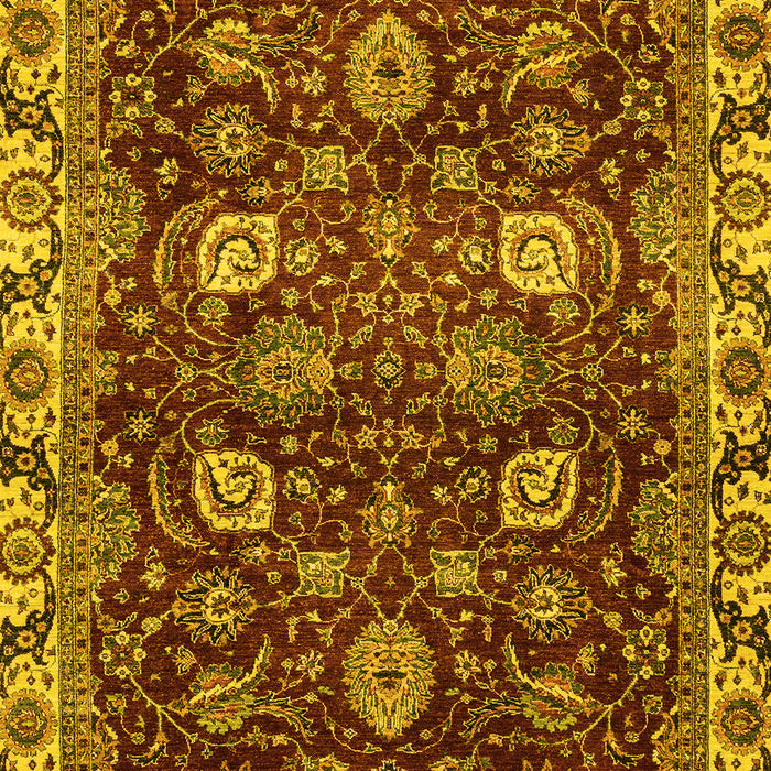 Abstract Yellow Modern Rug, abs3225yw