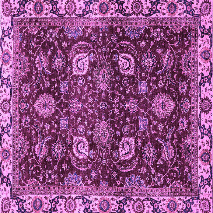 Square Abstract Purple Modern Rug, abs3225pur