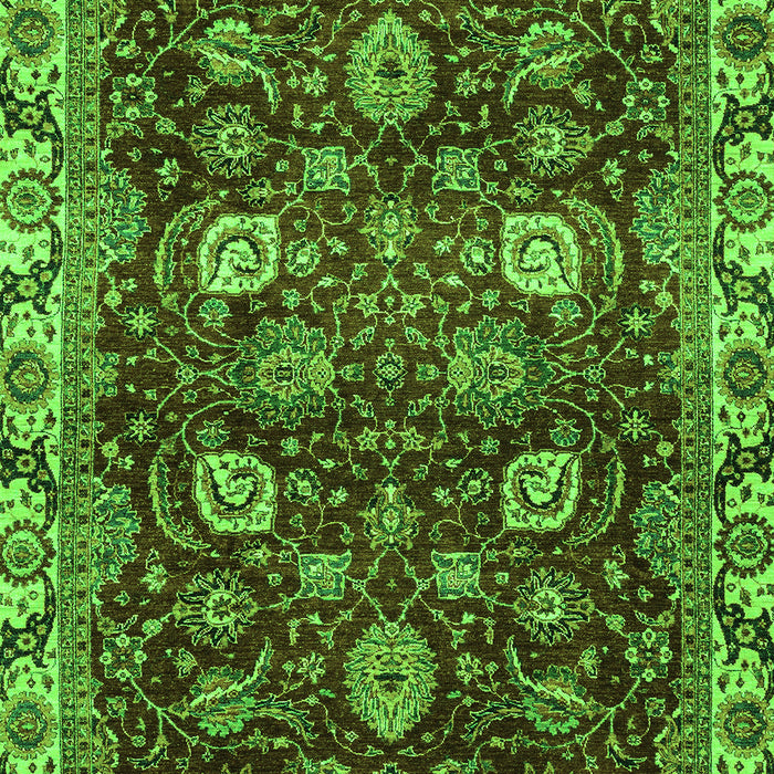 Machine Washable Abstract Green Modern Area Rugs, wshabs3225grn