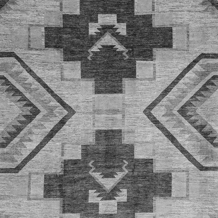 Machine Washable Abstract Gray Modern Rug, wshabs3226gry