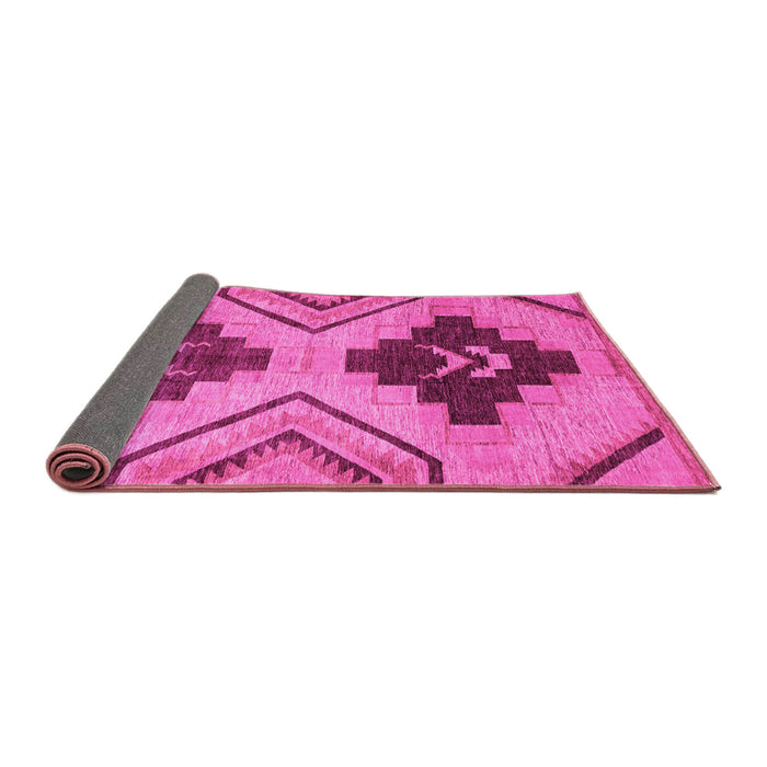 Sideview of Abstract Pink Modern Rug, abs3226pnk