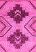 Machine Washable Abstract Pink Modern Rug, wshabs3226pnk