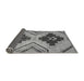 Sideview of Abstract Gray Modern Rug, abs3226gry