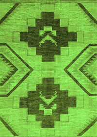 Abstract Green Modern Rug, abs3226grn