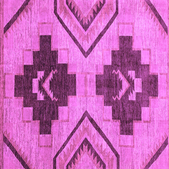 Square Machine Washable Abstract Purple Modern Area Rugs, wshabs3226pur