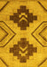 Machine Washable Abstract Yellow Modern Rug, wshabs3226yw