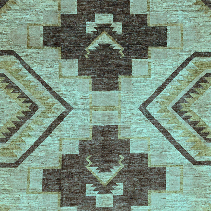 Machine Washable Abstract Light Blue Modern Rug, wshabs3226lblu
