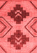Abstract Red Modern Area Rugs