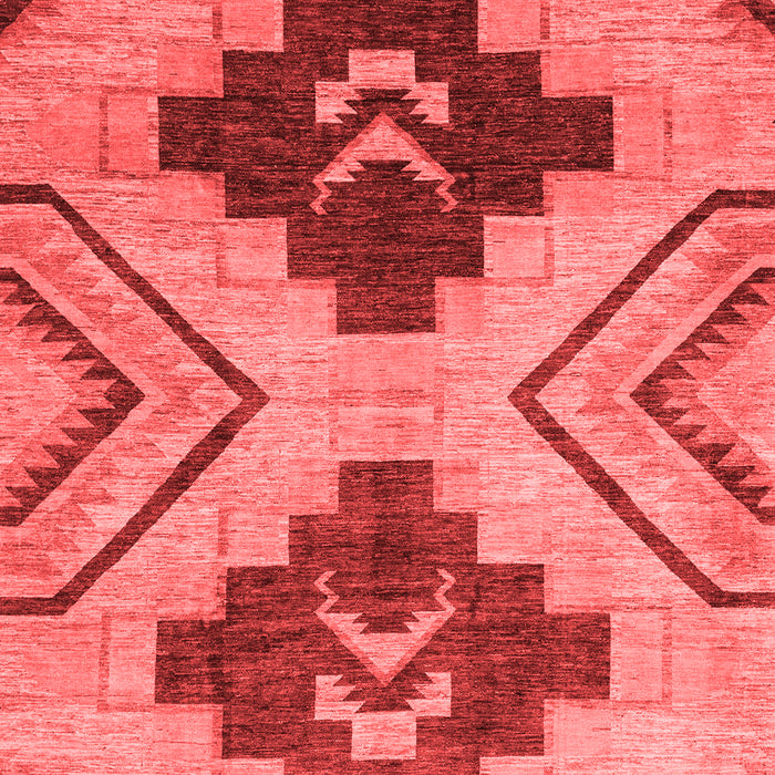 Abstract Red Modern Area Rugs
