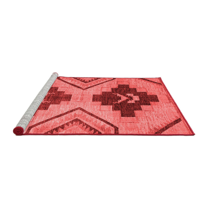 Modern Red Washable Rugs