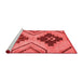 Modern Red Washable Rugs