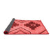 Abstract Red Modern Area Rugs