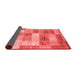 Patchwork Red Transitional Area Rugs