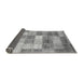 Sideview of Patchwork Gray Transitional Rug, abs3227gry