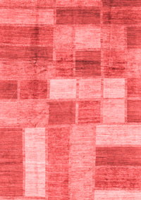 Patchwork Red Transitional Rug, abs3227red