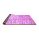 Sideview of Abstract Purple Modern Rug, abs3228pur