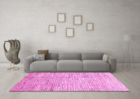 Machine Washable Abstract Pink Modern Rug, wshabs3228pnk