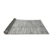 Sideview of Abstract Gray Modern Rug, abs3228gry