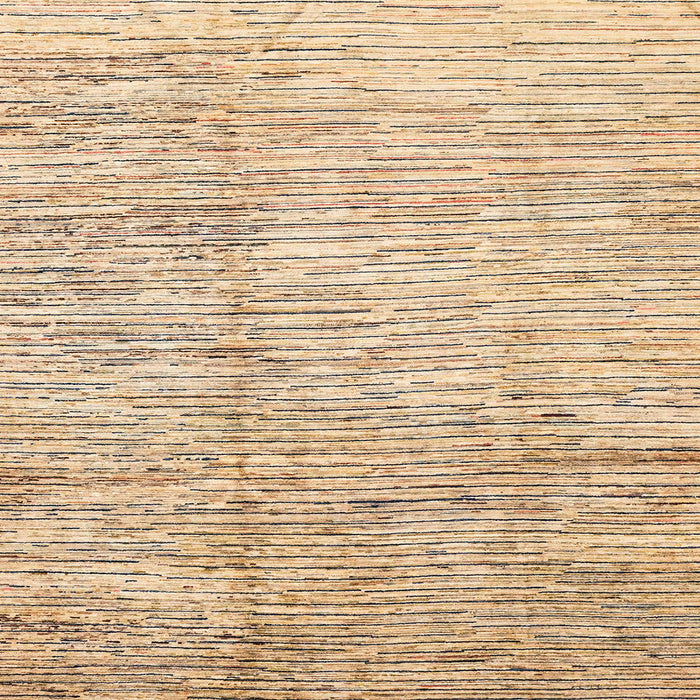 Square Machine Washable Abstract Brown Gold Rug, wshabs3228