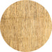 Round Abstract Brown Modern Rug, abs3228brn